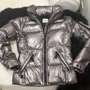 SAM Metallic Silver Puffer Jacket